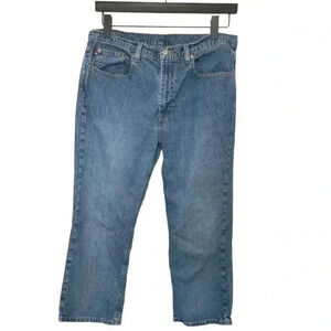 Vintage Polo Ralph Lauren Hi  Rise Cropped Bootcut Jeans 100% Cotton Size 14